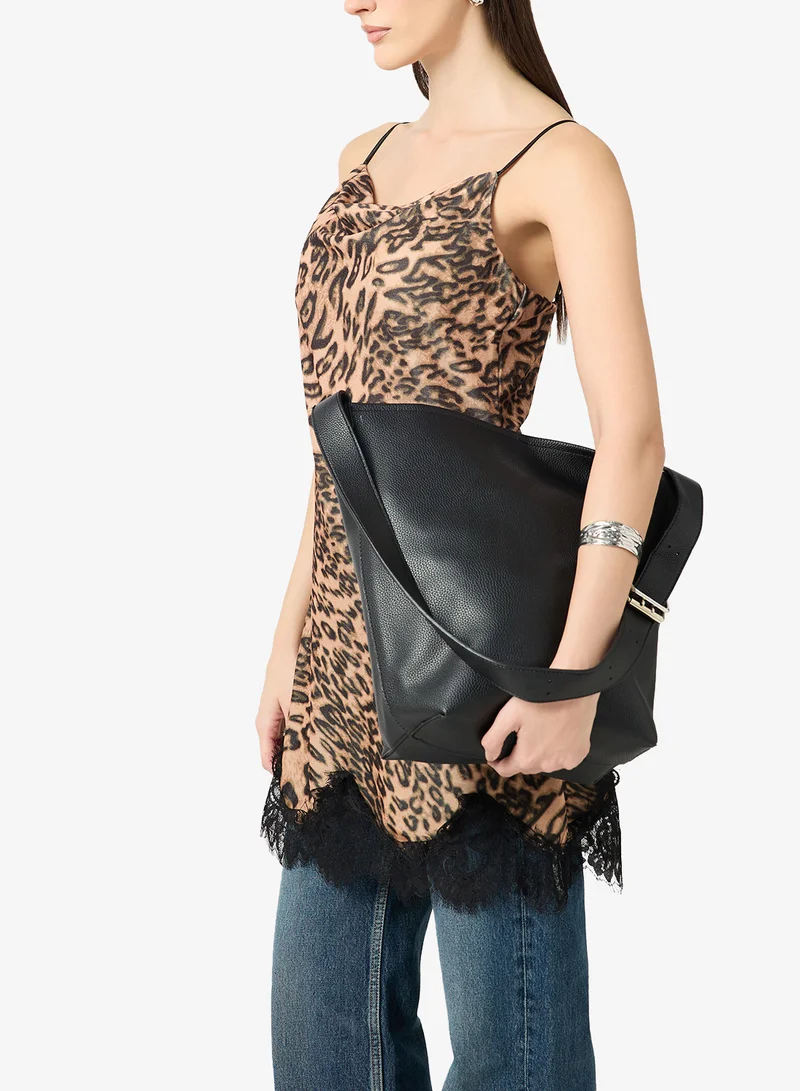 Ella Black Slouch Shoulder Bag for Women | Best Price UAE